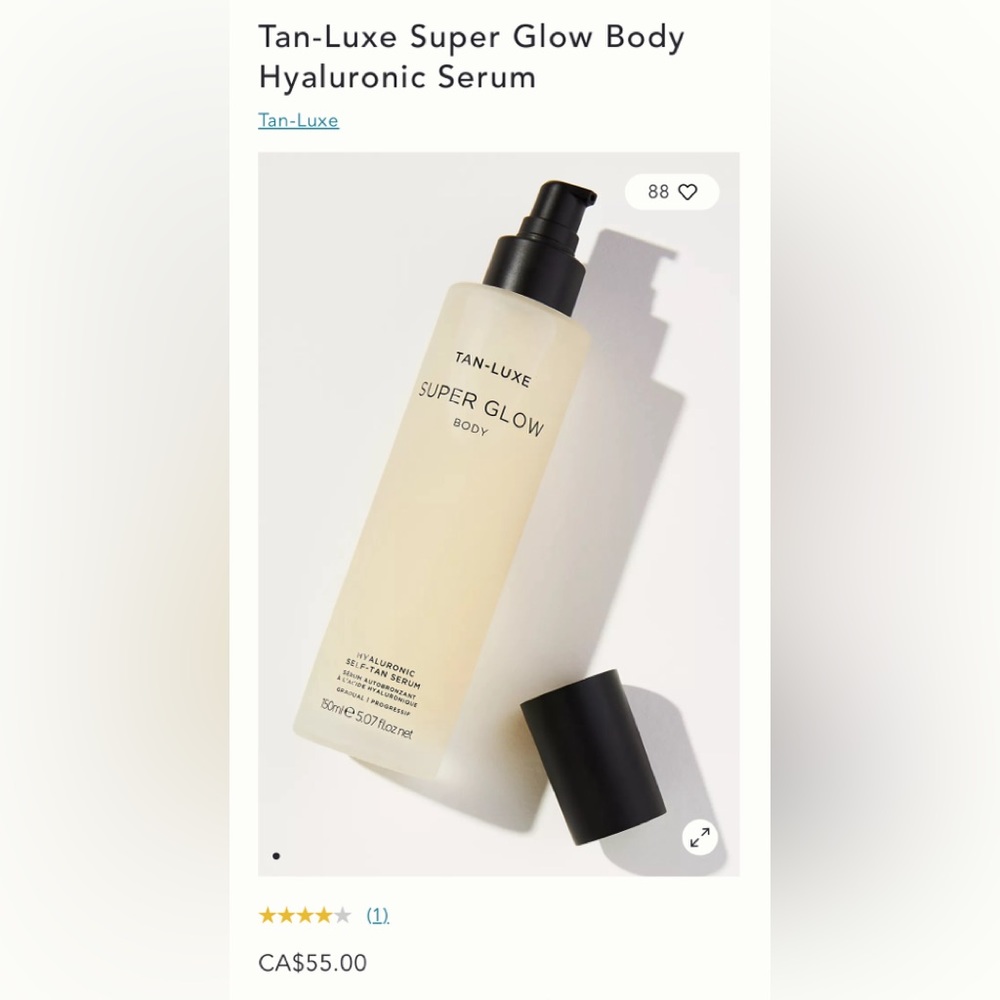 Tan-Luxe Super Glow Body Hyaluronic Serum